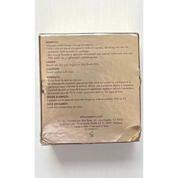 NWIB STILA LINGERIE SOUFFLE SHADE 8.0 - Picture 3 of 3